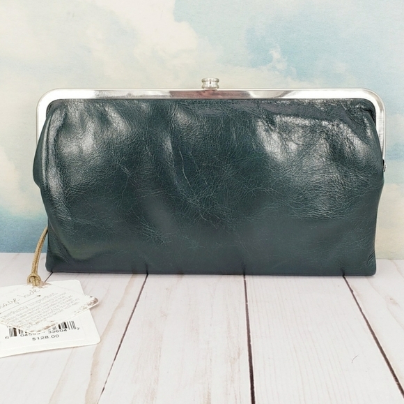 HOBO Lauren Clutch Wallet Evergreen - Picture 2 of 8